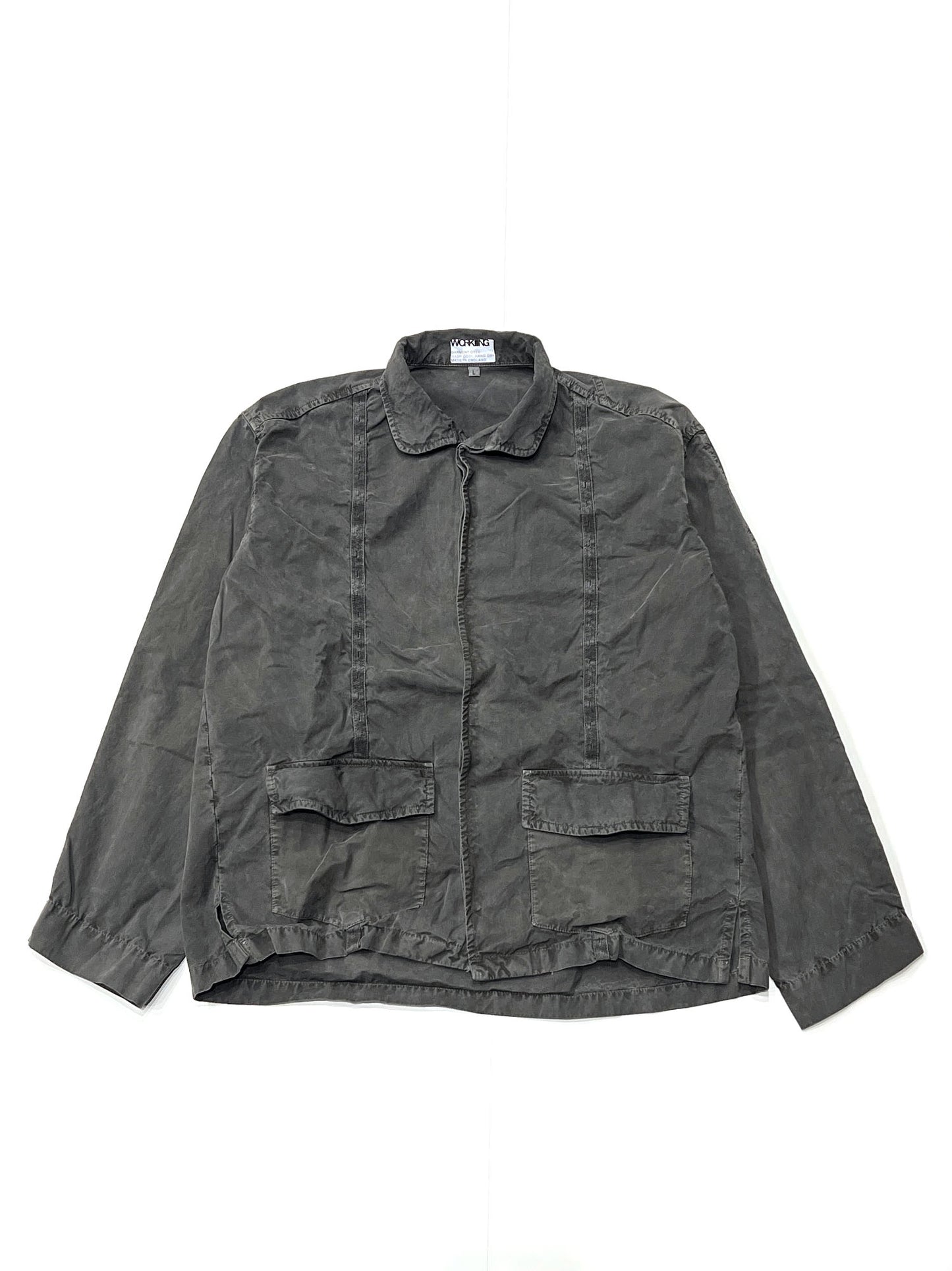 GUAYA SHIRT / PEACHED COTTON OXFORD / SHALE