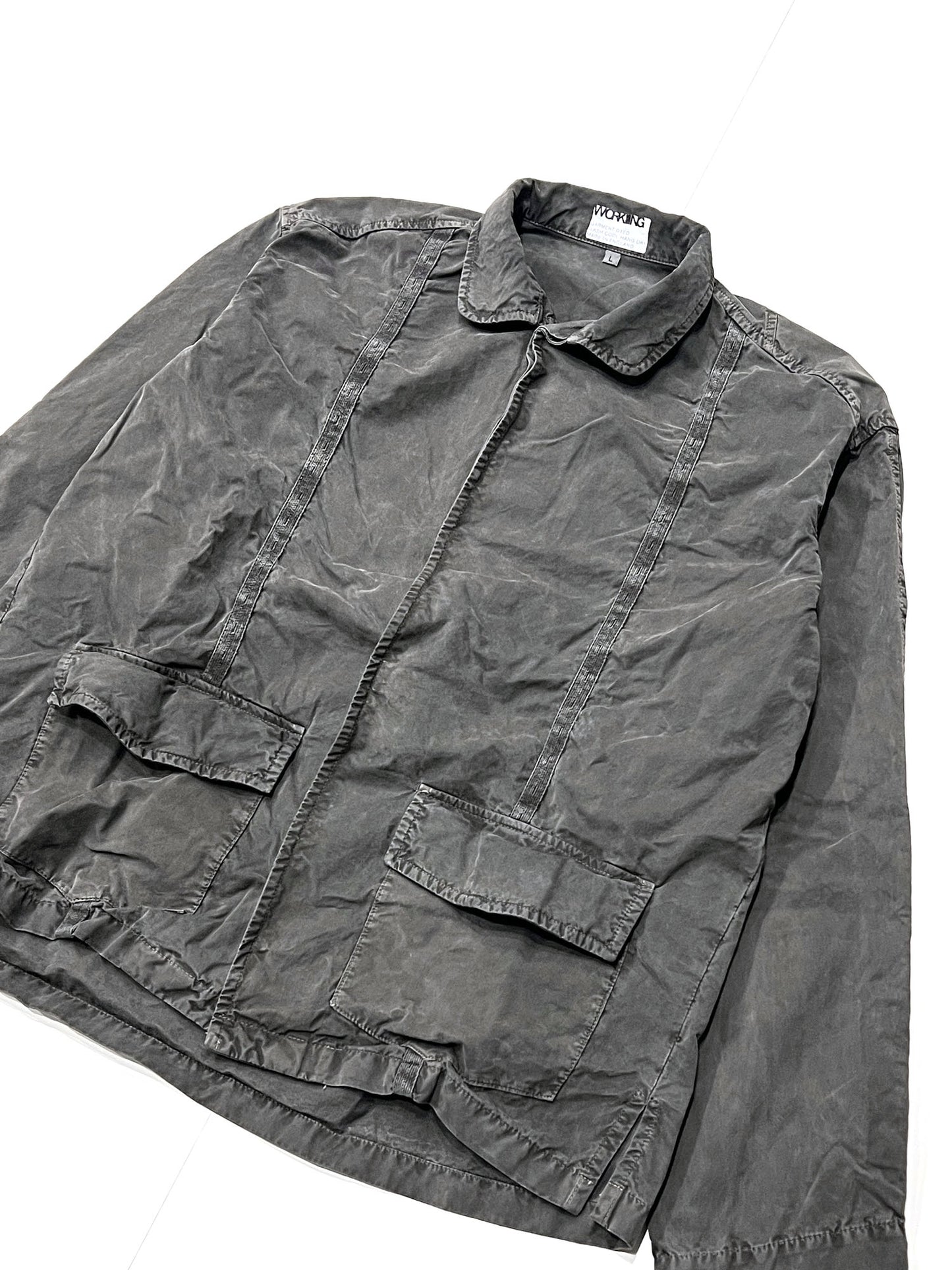 GUAYA SHIRT / PEACHED COTTON OXFORD / SHALE
