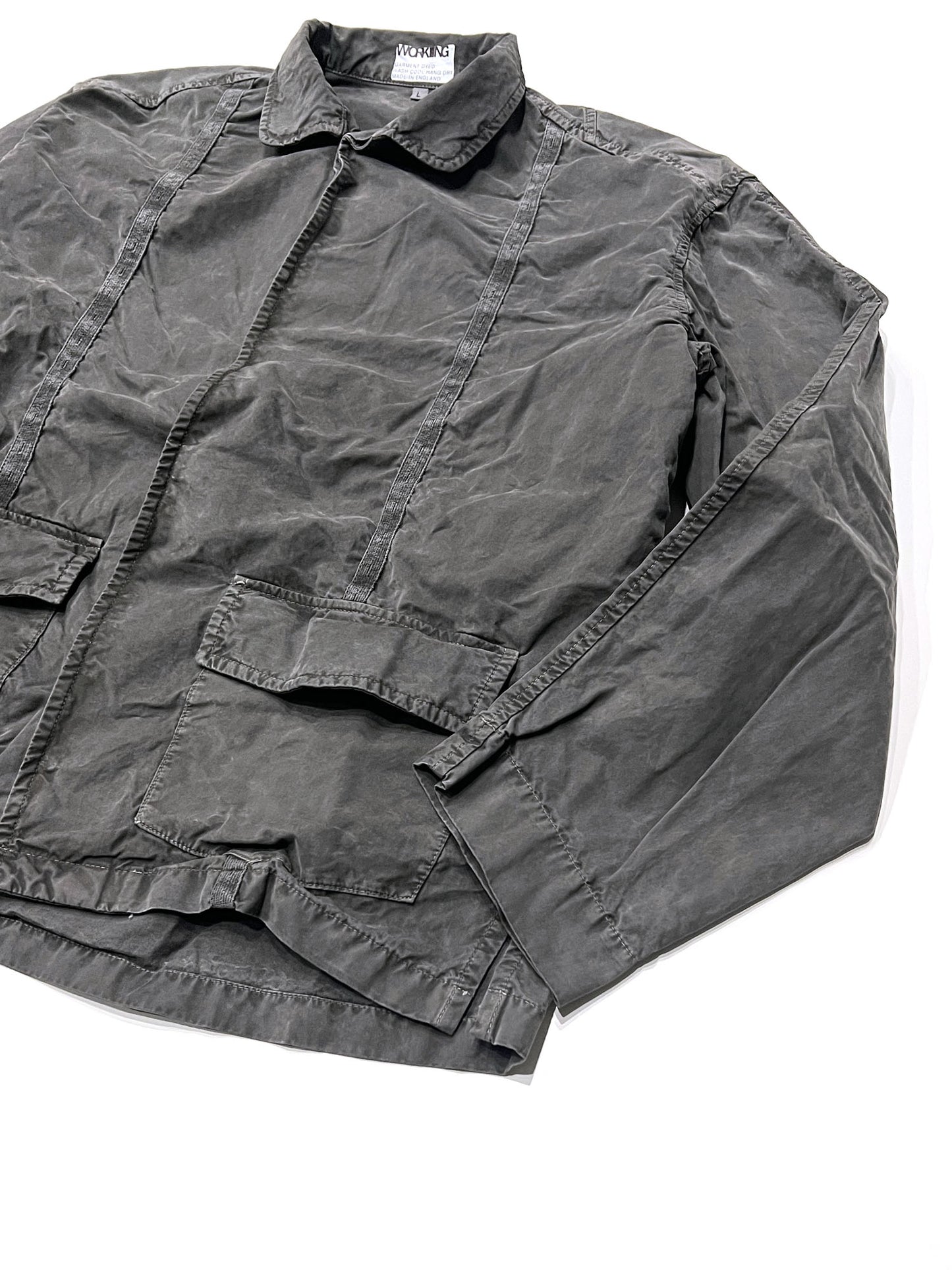 GUAYA SHIRT / PEACHED COTTON OXFORD / SHALE